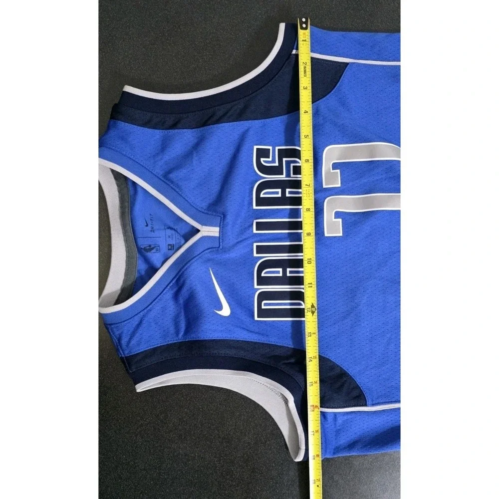 Youth Nike Luka Doncic Dallas Mavericks #77 Blue Basketball Jerseys M 10-12 EUC‎